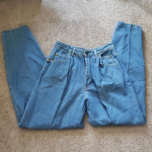 Sasson Jeans Denim - Vintage Sasson High Rise Pleated Mom Jeans